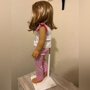 American girl doll with stand. USA shipping only